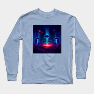 Stingrays in Space, Nebula Navigators Long Sleeve T-Shirt